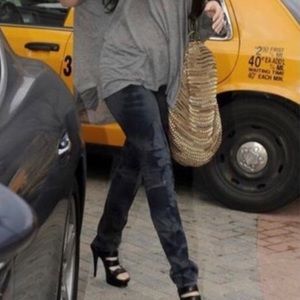 J BRAND Skinny Jeans Slash Berlin Distressed